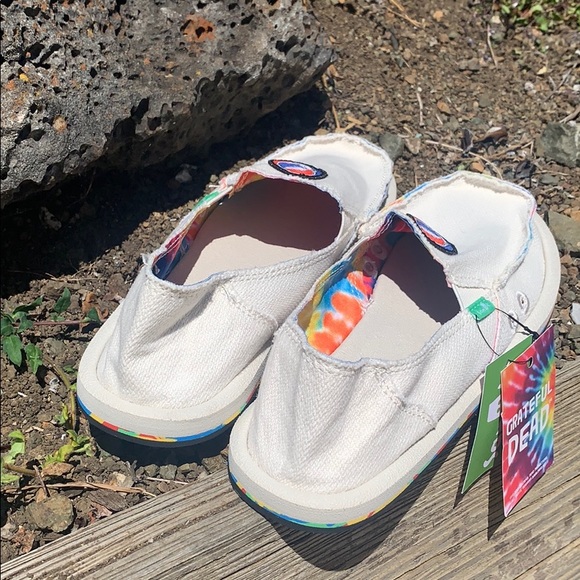 Sanuk X Grateful Dead Donna Hemp rare NWT - Picture 4 of 5